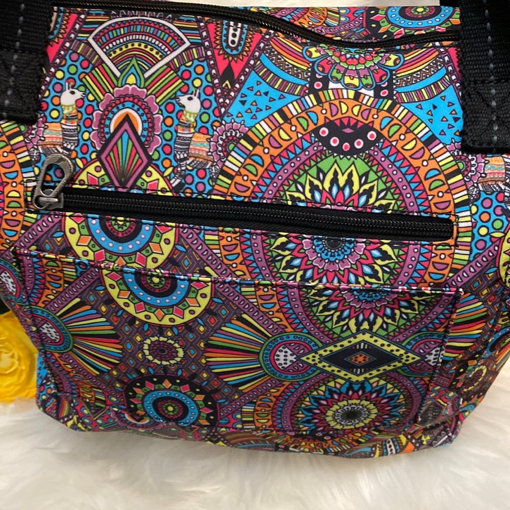 NEW! The Sak Rainbow Wanderlust Sakroots Tacoma Large Travel Weekender Tote - Picture 10 of 15
